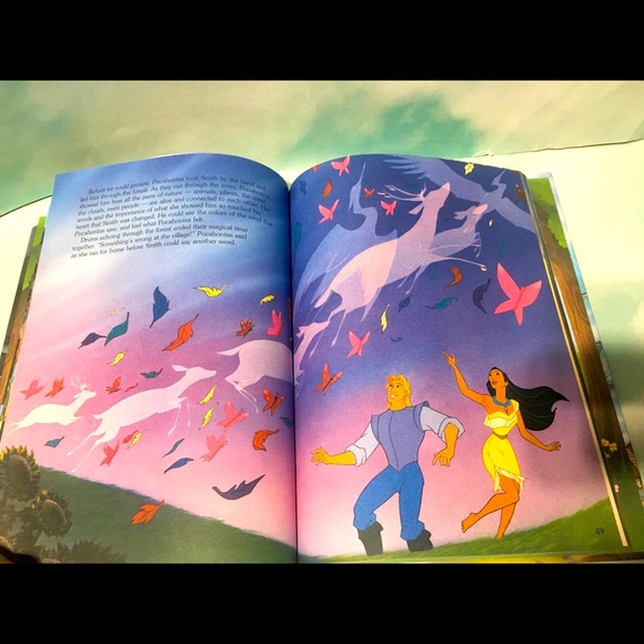 WALT DISNEY VTG 90s POCAHONTAS CLASSIC STORYBOOK - Picture 4 of 15
